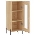 vidaXL Komoda dub sonoma 34,5x34x90 cm spracované drevo