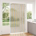 vidaXL Záves proti hmyzu z chenille Šedá a béžová 118 x 220 cm 100% PP