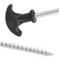vidaXL Stanové kolíky 24 ks 30 cm Ø7 mm pozinkovaná oceľ