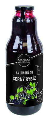 Čierne ríbezle 1 000 ml: ovocie na limonádu