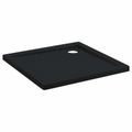 vidaXL Sprchová základná vanička s bodkami 80 x 80 x 4 cm ABS Čierna