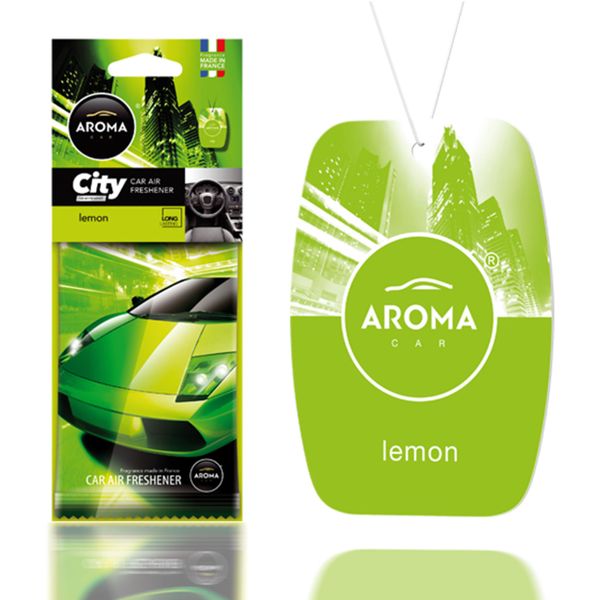 Osviežovače vzduchu AROMA CAR CITY CARD LEMON