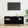 vidaXL TV skrinka 103,5 x 30 x 50 cm Čierny dub Kompozitné drevo