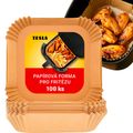 TESLA AirCook QB2055 - papierová forma pre horúcovzdušnú fritézu 16 x16 cm (100 ks)