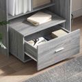 vidaXL Zásuvkový kabinet 55 x 45 x 31 cm Sivý Sonoma