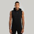 Tielko Essential Hoodie Tank Black - STRIX, veľkosť S, 95 % cotton, 5 % elastane
