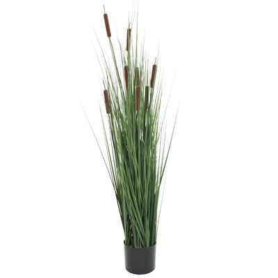 vidaXL Umelá tráva v kvetináči s pálkou 120 cm