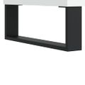 vidaXL Botník biely 40x36x105 cm spracované drevo