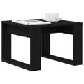 vidaXL Konferenčný stolík Čierny dub 50 x 50 x 35 cm Kompozitné drevo