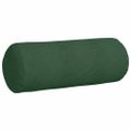 vidaXL Podložkové vankúše 2 pcs Tmavozelená Ø 25 x 70 cm