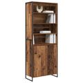vidaXL Vysoké skrinky Staré drevo 79 x 36 x 200 cm Kompozitné drevo