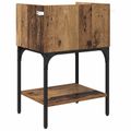 vidaXL Nočný stolík 2 ks Staré drevo 40 x 29 x 60 cm Kompozitné drevo
