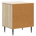 vidaXL Nočný stolík Dub sonoma 43 x 34,5 x 52 cm Kompozitné drevo