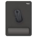 FELLOWES podložka pod myš a zápěstí BREYTA XL/ 210mm x 280mm x 18mm/ černá Podložka pod myš, XL s operkou zápestí, silikonová výpln, antibakteriální Microban®, 210 × 280 mm, cerná