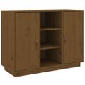 vidaXL Komoda medovo-hnedá 100x40x75 cm masívne borovicové drevo