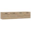 vidaXL Nástenné skrinky 2 ks dub sonoma 60x36,5x35 cm spracované drevo
