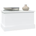 vidaXL Úložný box biely 50x30x28 cm, umelé drevo