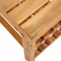 vidaXL Regál na topánky 70x32x46 cm masívne akáciové drevo