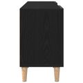 vidaXL TV skrinka 150 x 30 x50 cm Čierny dub Kompozitné drevo