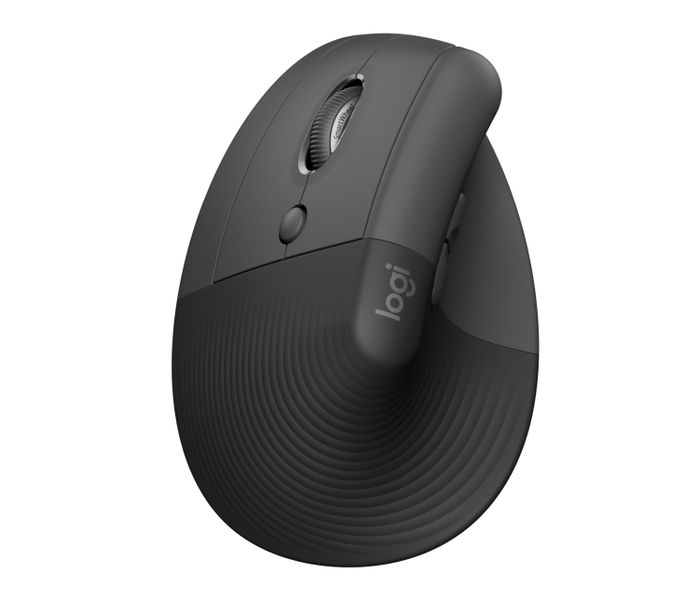 LOGITECH Lift For Business/Ergonomická/Optická/Pre ľavákov/4 000 DPI/USB+BT/Grafitová