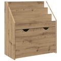 vidaXL Detský regál Remeselný dub 60 x 29,5 x 69 cm Kompozitné drevo