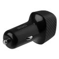 DELTACO USBC-CAR120, Autonabíjačka 1x USB-C/USB-A