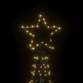 vidaXL Vianočný stromček z kužeľa, teplá biela, 500 LED diód, 100x300 cm