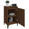 vidaXL Nočné stolíky 2 ks hnedý dub 40x35x70 cm spracované drevo