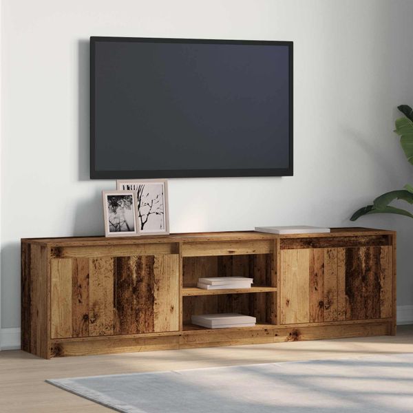 vidaXL TV jednotky 2 pcs Hnedá 180 x 34 x 50 cm Kompozitné drevo