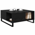 vidaXL Konferenčný stolík Čierny dub 80 x 80 x 36,5 cm