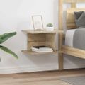 vidaXL Nočný stolík 2 ks Sonoma dub 40 x 30 x 25 cm Kompozitné drevo