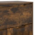 vidaXL Kúpeľňová skriňa Dymová dub 72,5 x 36,5 x 100 cm