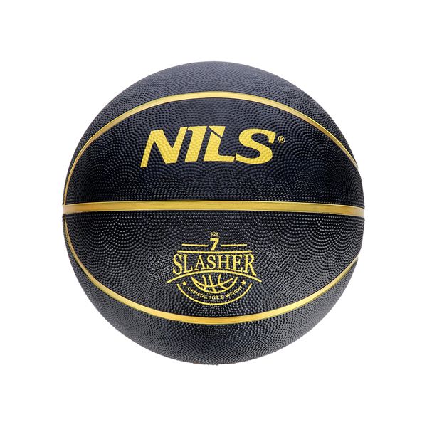 Basketbalová lopta NILS NPK270 Slasher 7 čierna