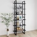 vidaXL Vysoký regál sivý 80x30x210 cm masívna borovica