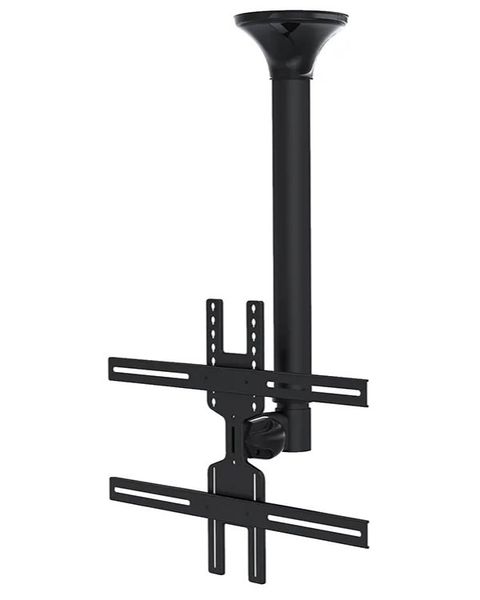 Neomounts  FPMA-C400BLACK / Flat Screen Ceiling Mount (Height: 64-104 cm) / Black Držák, VESA, stropní, pro monitor, úhloprícka 32"-60", náklon 25°, otácení 60°, nosnost 35kg, cerný