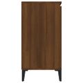 vidaXL Komoda hnedý dub 102x35x70 cm spracované drevo
