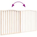 vidaXL Brána pre psa skladacia 2 panely 160 cm topoľové drevo