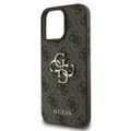 Puzdro Guess pre iPhone 16 Pro 6,3" GUHCP16L4GMGBR 4G Big Logo hnedá