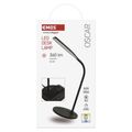 LED stolná lampa EMOS Z7637B OSCAR, čierna