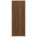vidaXL Komoda hnedý dub 80x30x80 cm spracované drevo