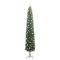 vidaXL Umelý vianočný stromček Zelená 270 cm PVC, oceľ a plast