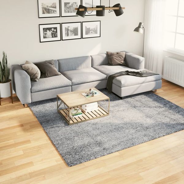 vidaXL Shaggy koberec PAMPLONA, vysoký vlas, moderný, modrý 240x240 cm