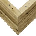 vidaXL Záhradný kvetináč 70x40x45,5 cm impregnovaná borovica