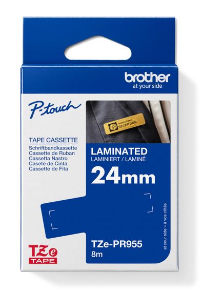 TZE-PR955 strieborná / biela (24mm)
