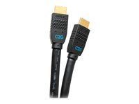 In-Wall M/M - Kabel HDMI s ethernetem - HDMI s piny (male) do HDMI s piny (male) - 4.5 m - černá - aktivní, podpora 4K60Hz