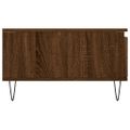 vidaXL Konferenčný stolík hnedý dub 90x60x35 cm kompozitné drevo
