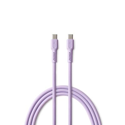 COLORUM kábel USB-C - USB-C 1,8m 3A CK60-CC-09 xLevanduľová