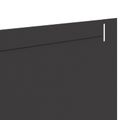 vidaXL Obrubník trávnika 30 ks 102 x 15 x 4 cm Oceľ Čierna