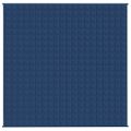 vidaXL Záťažová prikrývka modrá 200x200 cm 9 kg látka