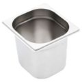 vidaXL Gastronádoby 8 ks, GN 1/6, 150 mm, nehrdzavejúca oceľ
